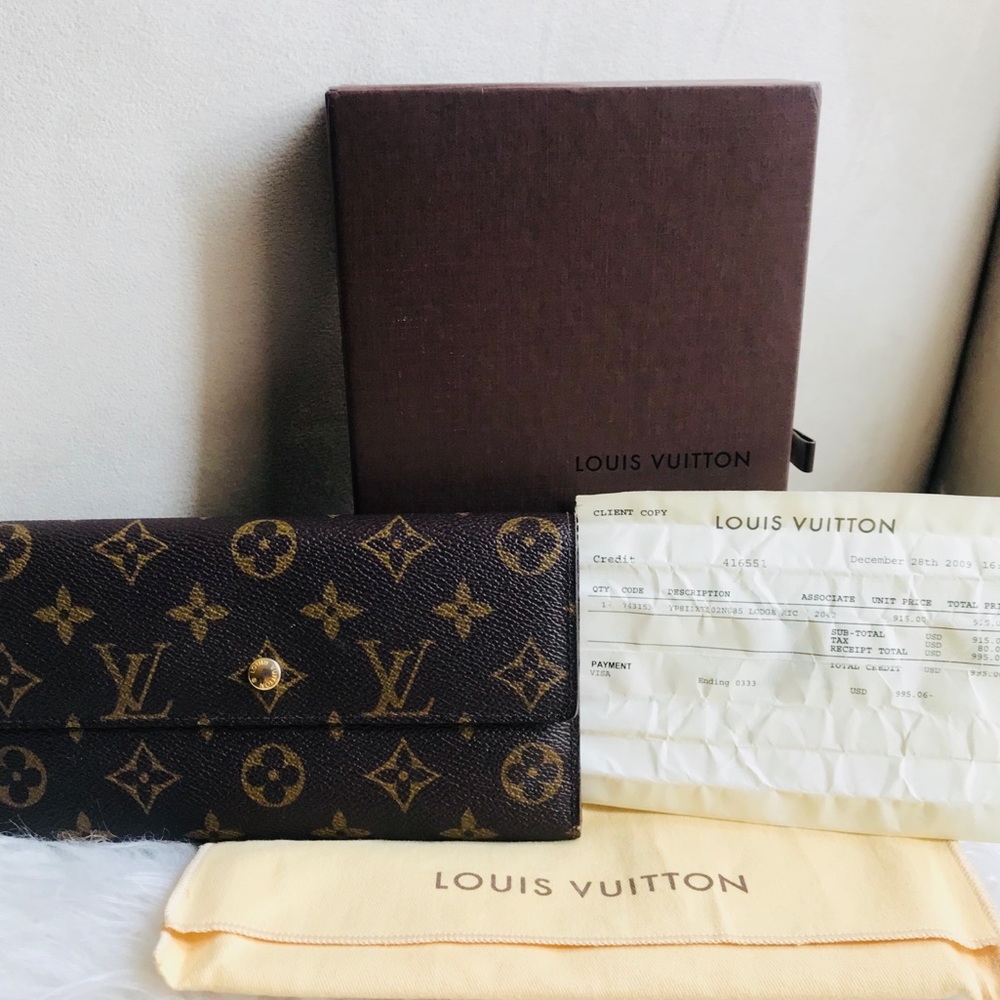 💯 Authentic Louis Vuitton Monogram Wallet Mint!!!